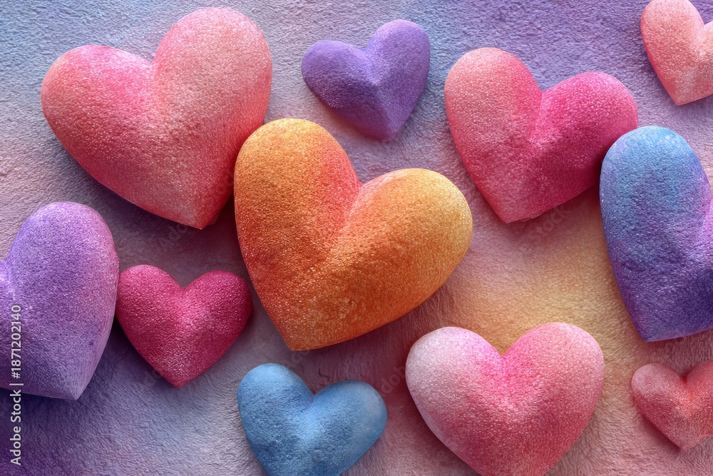 Obraz premium Elegant valentines background with floral love elements. Generative AI