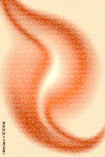 abstract background with red waves
