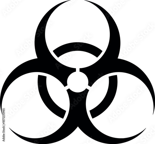 Biohazard warning symbol