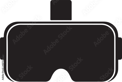 Virtual reality headset icon
