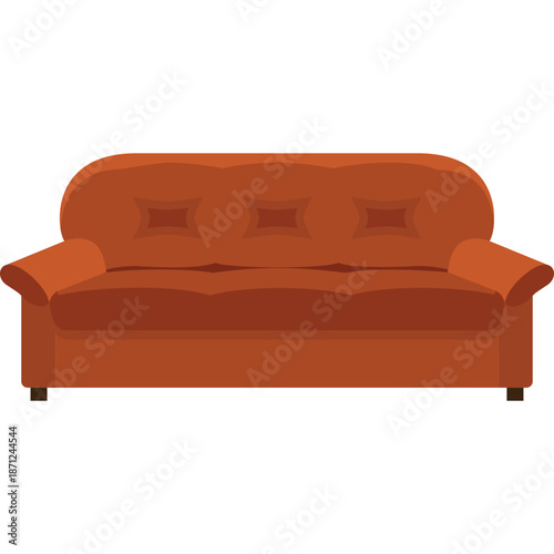 Orange Sofa