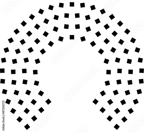 Hemicycle 100 seats - chamber 280 - 4 rows centered