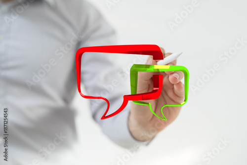 Creative image with hand dr...