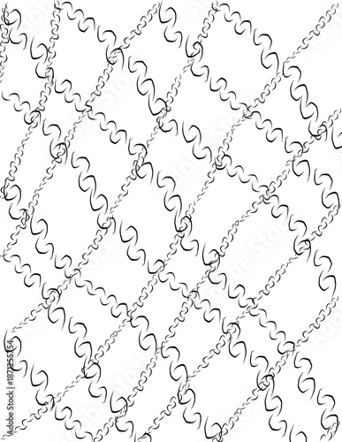 Seashell links pattern