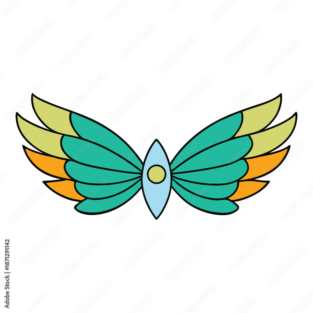 Obraz premium Delicate spring winged flowers bloom in soft pastels, fluttering like butterflies in warm sunlight, symbolizing renewal, freedom, and the gentle beauty of a fresh season. 