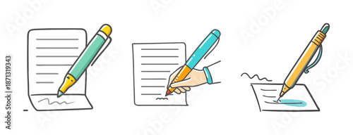 Hand signing a legal document with a pen, business contract agreement