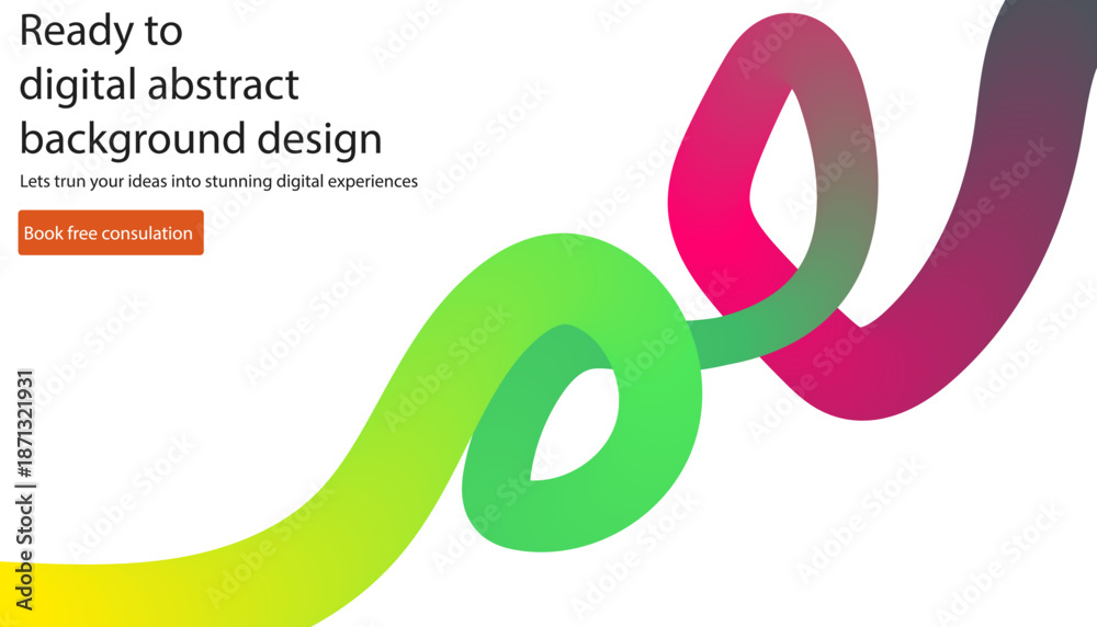 Fototapeta premium Vibrant Abstract Gradient Background Design Ready for Your Digital Needs