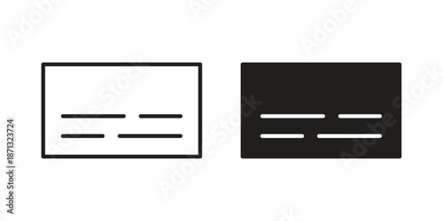 Subtitles icons Symbol, logo illustration. icon concept for web design