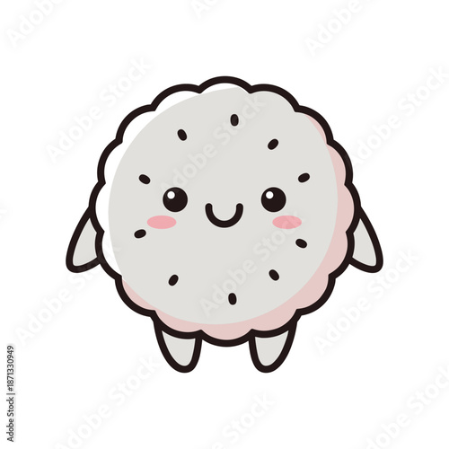 Adorable Cartoon Sheep Illustration
