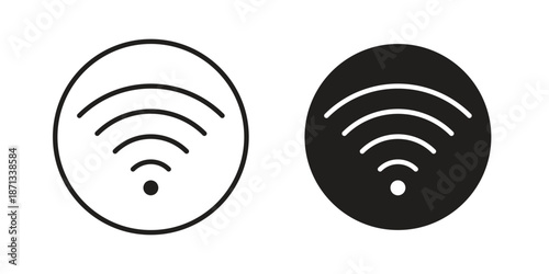 Wifi icons Symbol, logo illustration. icon concept for web design