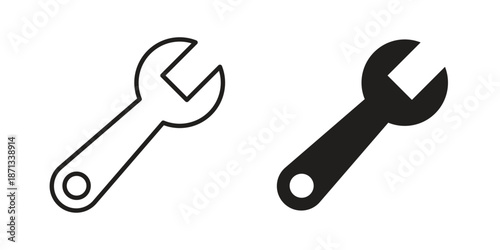 Wrench icons Symbol, logo illustration. icon concept for web design