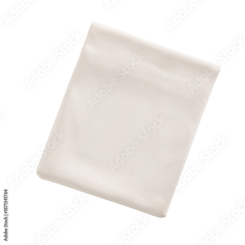 White Fabric Placed on a Flat Surface for Textile Use During a Crafting Sessi...