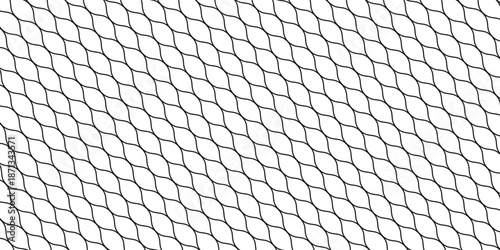 Mesh texture for fishing nets. Grunge pattern for sportswear or soccer goal, volleyball net, basketball hoop, hockey, athletics. Grunge background