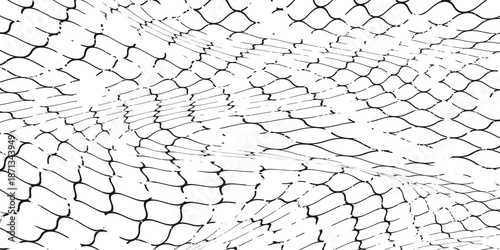 Mesh texture for fishing nets. Grunge pattern for sportswear or soccer goal, volleyball net, basketball hoop, hockey, athletics. Grunge background