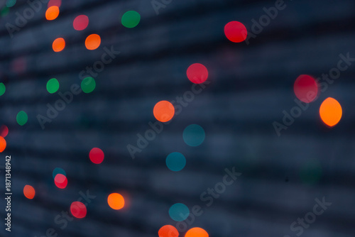 Bunte Led Lampen auf einer Schalttafel