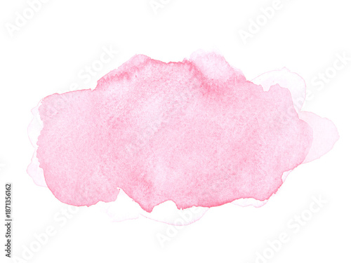 pink rose petals isolated on white