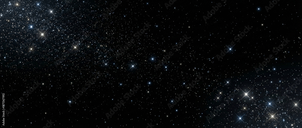 Fototapeta premium Stunning starry night sky with countless twinkling stars