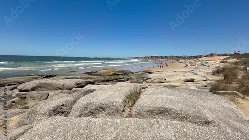 Sunset Over Atlantic Coastline Punta del Diablo Uruguay