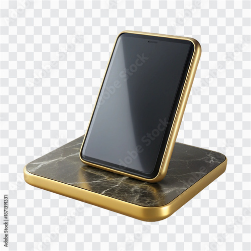3D Luxury Tablet Podium | Premium Tablet Device Display Stand