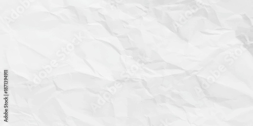 Paper texture Crumpled White. Crumpled paper. background paper Background. Top view.