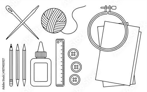 sewing and crafting tools and supplies for hobbyists and artists