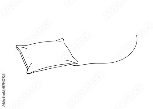pillow hand draw line icon vector
Vector hand draw line icon on a transparent background