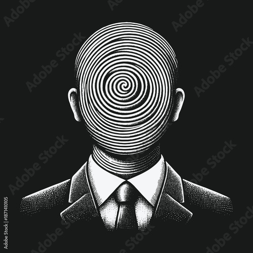 The Illusion of Control: A Man Trapped in a Spiral of Deception.
