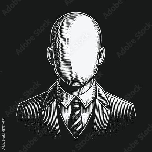 The Enigmatic Faceless Man: A Study in Anonymity and Power.
