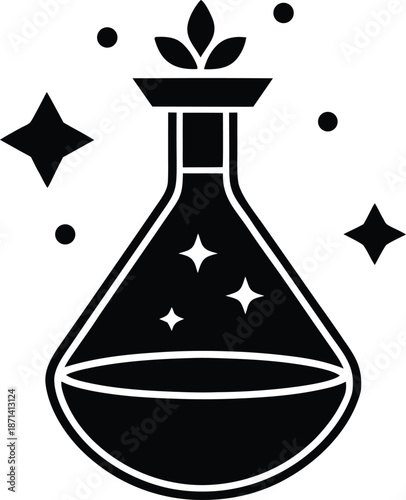 Alchemy Set silhouette vector art Illustration
