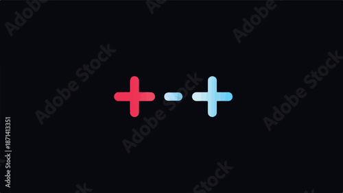 Mathematical symbols floating inside a cloud shape on a dark background viewed from directly above