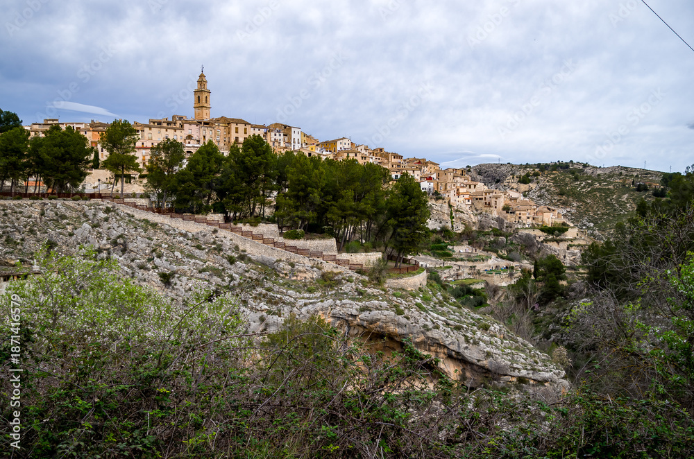 Fototapeta premium Bocairent es uno de los pueblos más bonitos de la Comunidad Valenciana