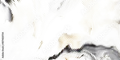 Minimalist abstract image featuring concentric dotted circles in shades of grey on a light background, creating a modern and tech-inspired circular pattern.