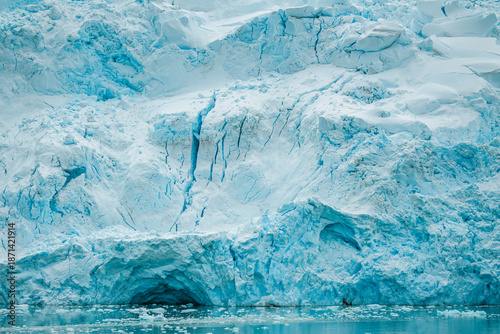 Canvastavla Antarctica Admiralty Bay Glacier Wall of Ice and Snow