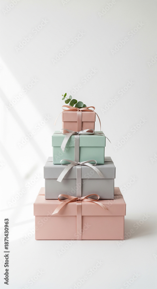 Obraz premium gift box on a white background
