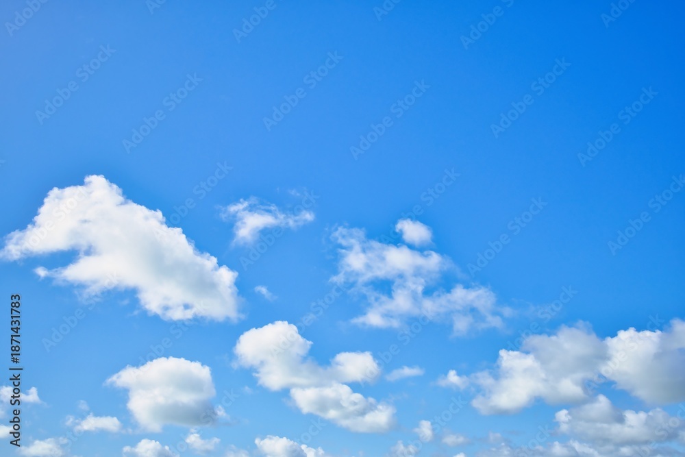 Fototapeta premium New Zealand Wonderful Sky Replacement Just A few Small Clouds