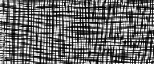 Pencil drawn crosshatch texture pattern with rough crayon strokes. Hand drawn intersecting lines creating a woven fabric look. Grunge sketchy cross hatch background for textile, wallpaper, print.