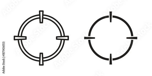 Target icons logo design, Pictogram Icons