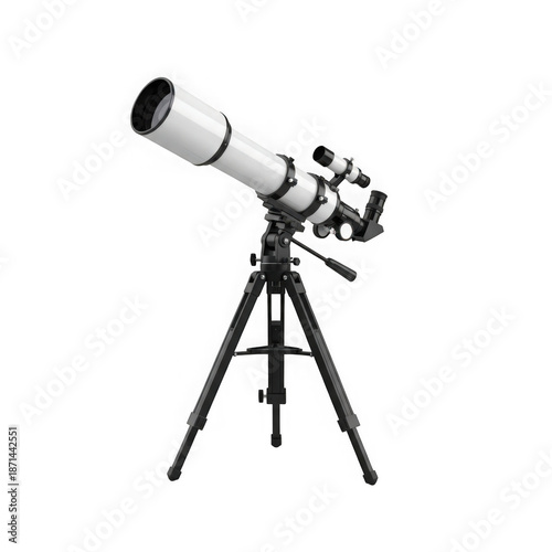 Advanced astronomy telescope on tripod