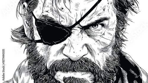 Angry Big Boss in Vector Isolated on White Background, Professional Image for Business Concepts