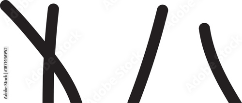 black silhouette of a baseball bat