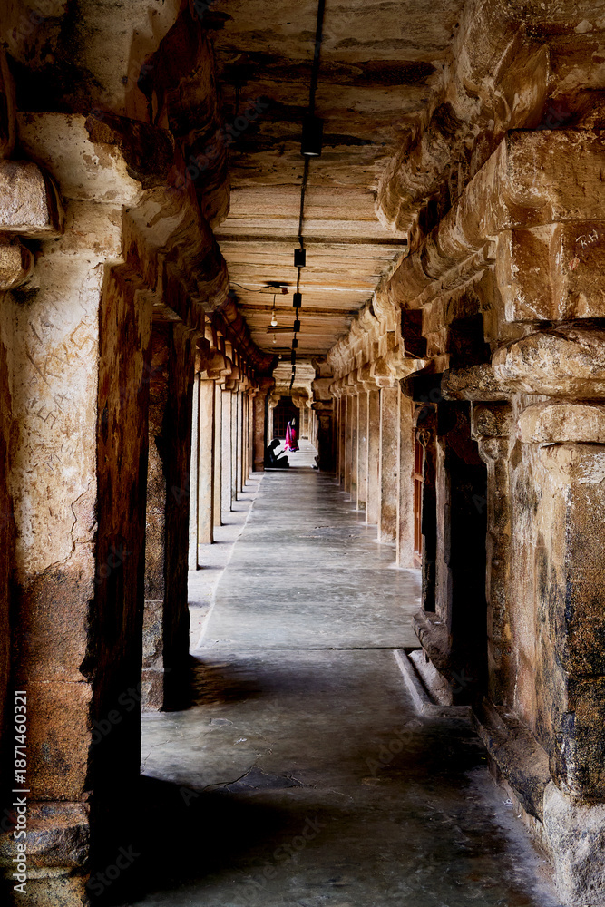 Obraz premium Brihadeeswara Temple also known as Peruvudaiyar Kovil is located in Thanjavur