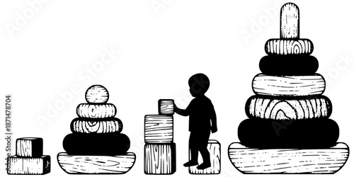 Eco Friendly Wooden Toys Sustainable Play Silhouette