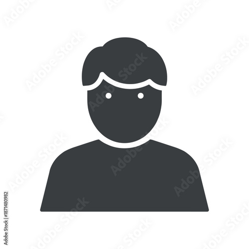 Minimalist silhouette of a person against a plain background, representing individuality and simplicity