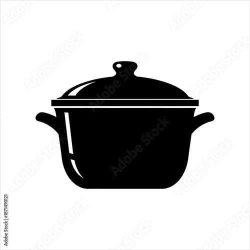 Stainless steel pots and pan cookware set isolated on white background for kitchen cooking use