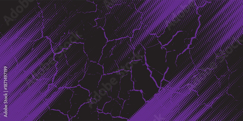 purple black brush wrap car sticker pattern abstract banner sporty lines black purple grunge color combination brush pattern racing motorsport design, Eps 10.