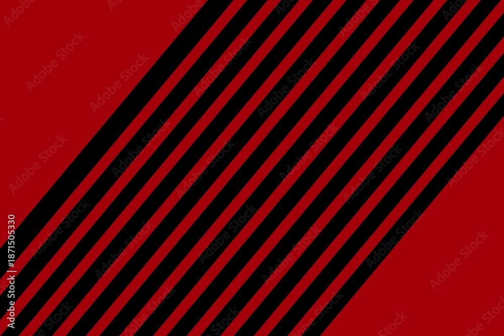 Fototapeta premium Red and black frame, seamless pattern, abstract striped background with copy space