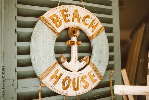 Rettungsring mit Anker