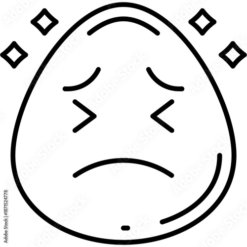 Tired Outline Icon