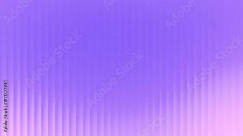 Ribbed glass texture. Fractal glass gradient in white, soft pink, pale purple color. Refracted light flow. Grainy iridescent striped background. Vertical lines corrugated pattern. Minimalist design