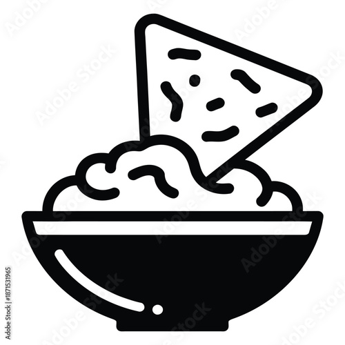 Nachos with Dip Snack Food Consisting of Tortilla Chips Served with Various Toppings Popular Appetizer or Side Dish in Mexican Cuisine